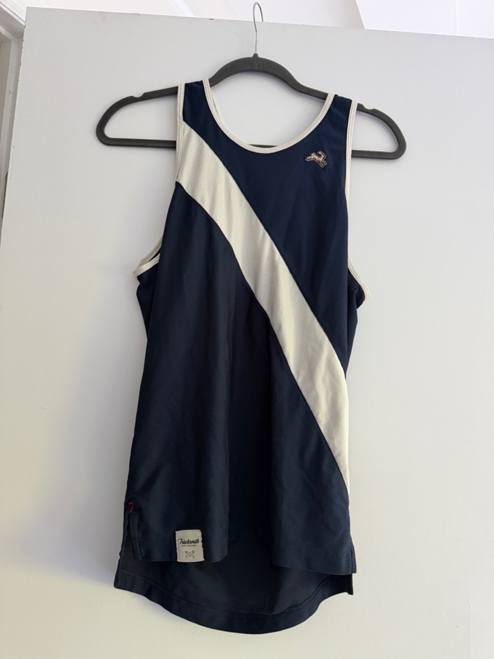 Bundle of 3 Tracksmith Men's Van Cortland Singlets in Navy, White & Burgundy - Picture 8 of 10